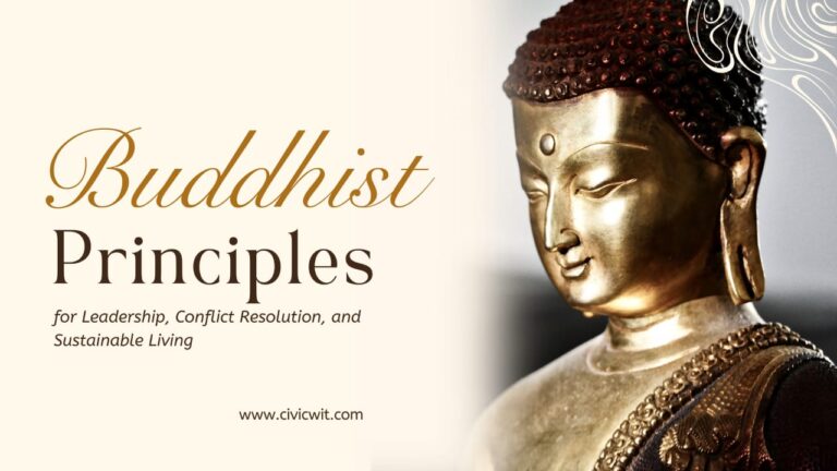 Buddhist Principles for Leadership, Conflict Resolution, and Sustainable Living
